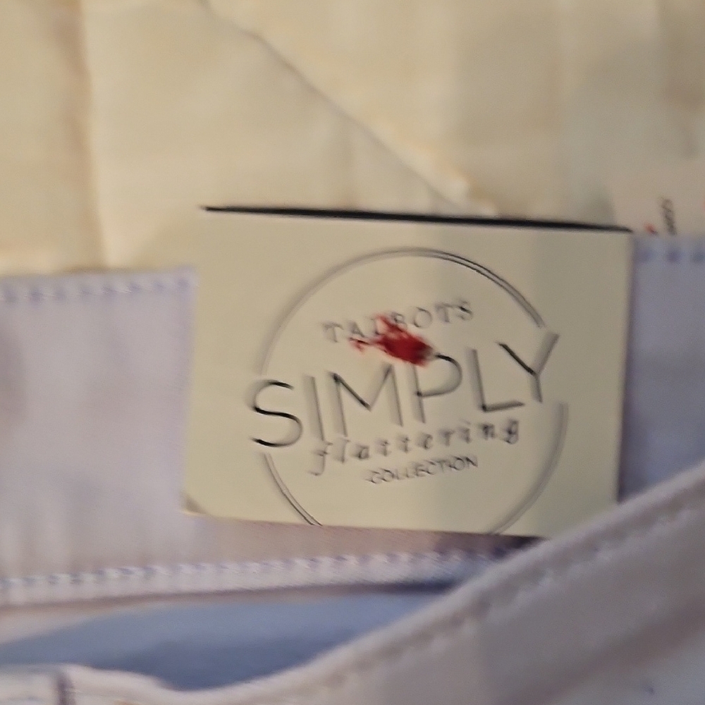 Talbots Light Lavender Jegging/Crop Denim -Simply Flatterng Collection - Picture 7 of 12